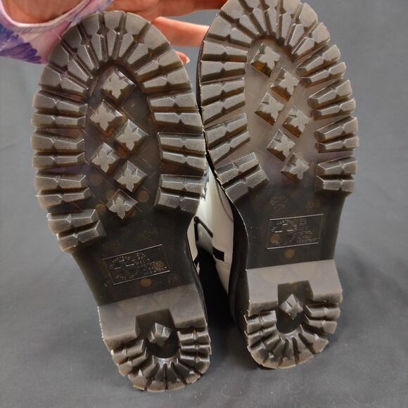 ♡ Dr. Martens ♡ Jadon Smooth Leather Platform Boot in White - Picture 6 of 9